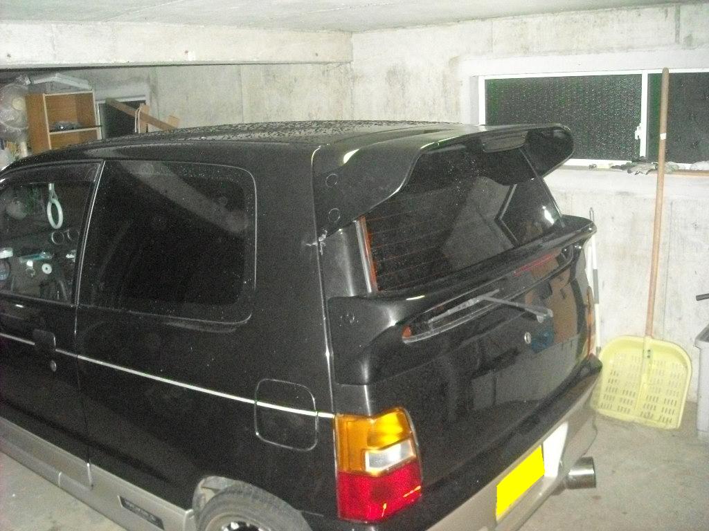 スズキ H系ワークス 前期 リアスポイラー のパーツレビュー | アルト