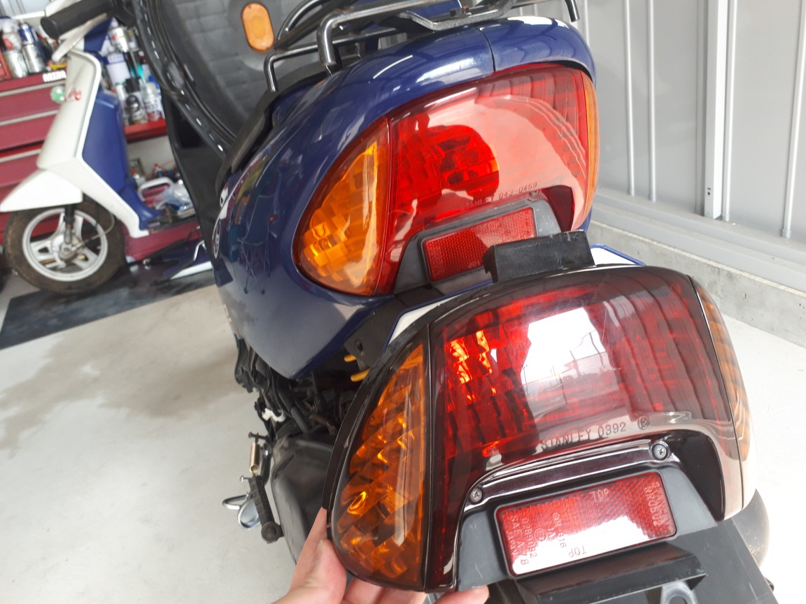 HONDA ZX純正テールAssy のパーツレビュー | Live Dio S (ライブディオ
