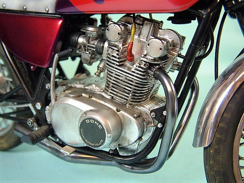 alley-catのフォトギャラリー「ナガノ1/8 SUZUKI GS400E 湘爆 江口仕様