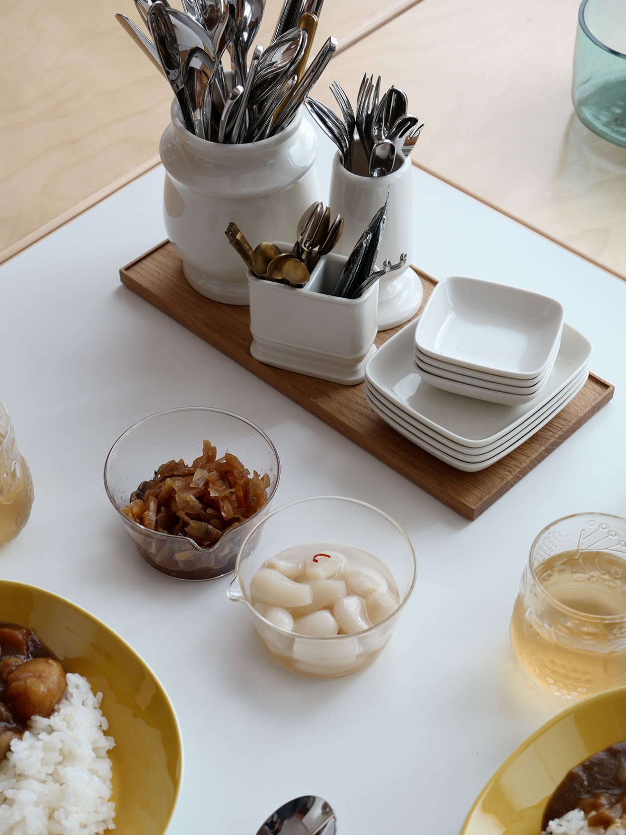 小さなカトラリーを収める、キッチンツールキャニスター65mm｜SCOPE