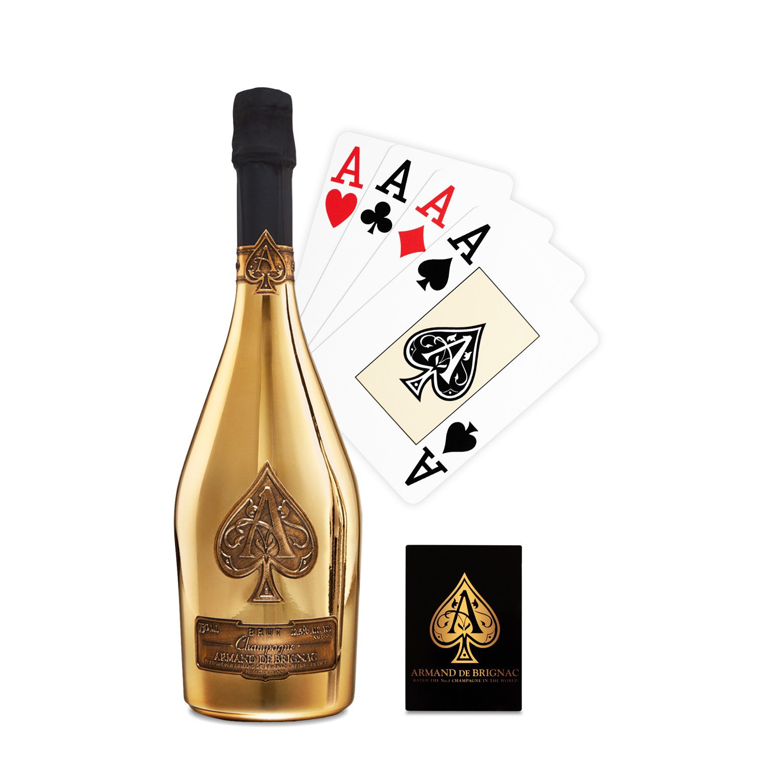 Armand de Brignac Brut Gold 0,75L (12,5% Vol.) + deck of cards