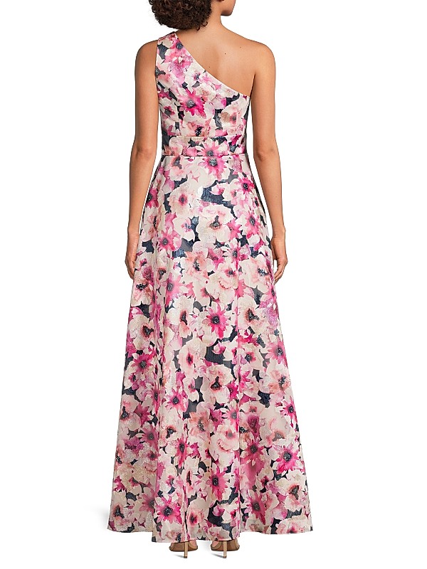 Aidan Mattox Floral Jacquard Gown | Saks Fifth Avenue