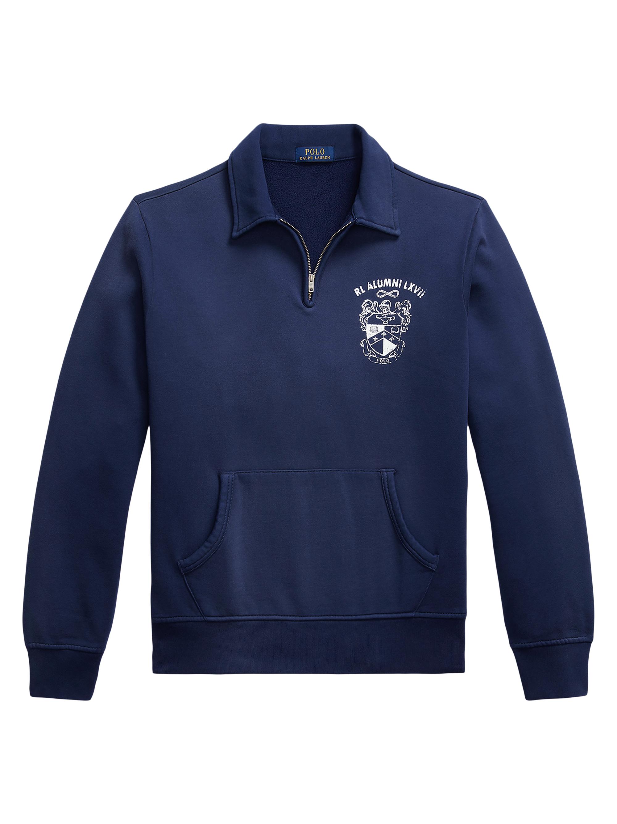 Polo Ralph Lauren The RL Fleece Logo Collared Sweatshirt | Saks