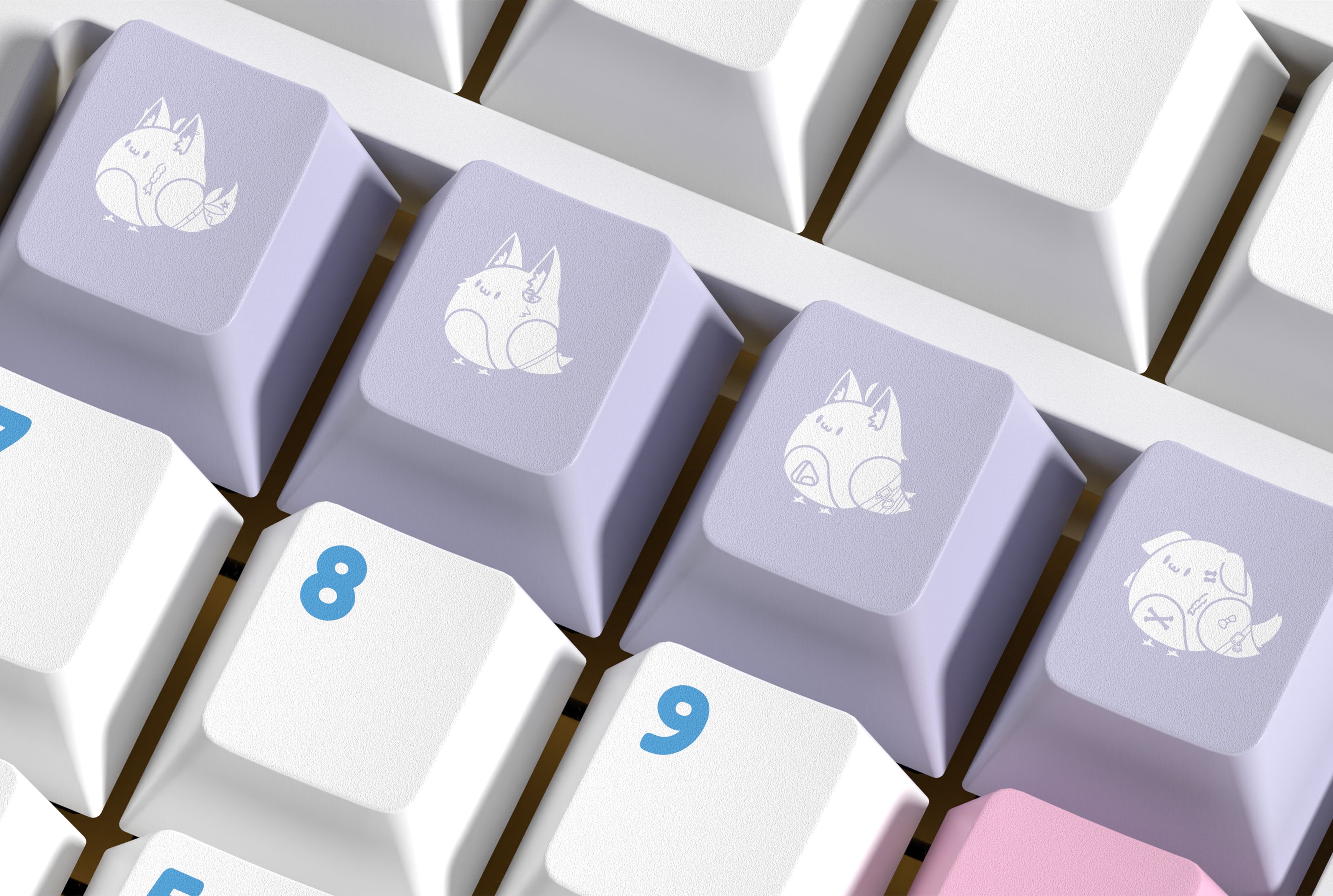 hololive GAMERS Capture the Moment Keycaps | HYTE