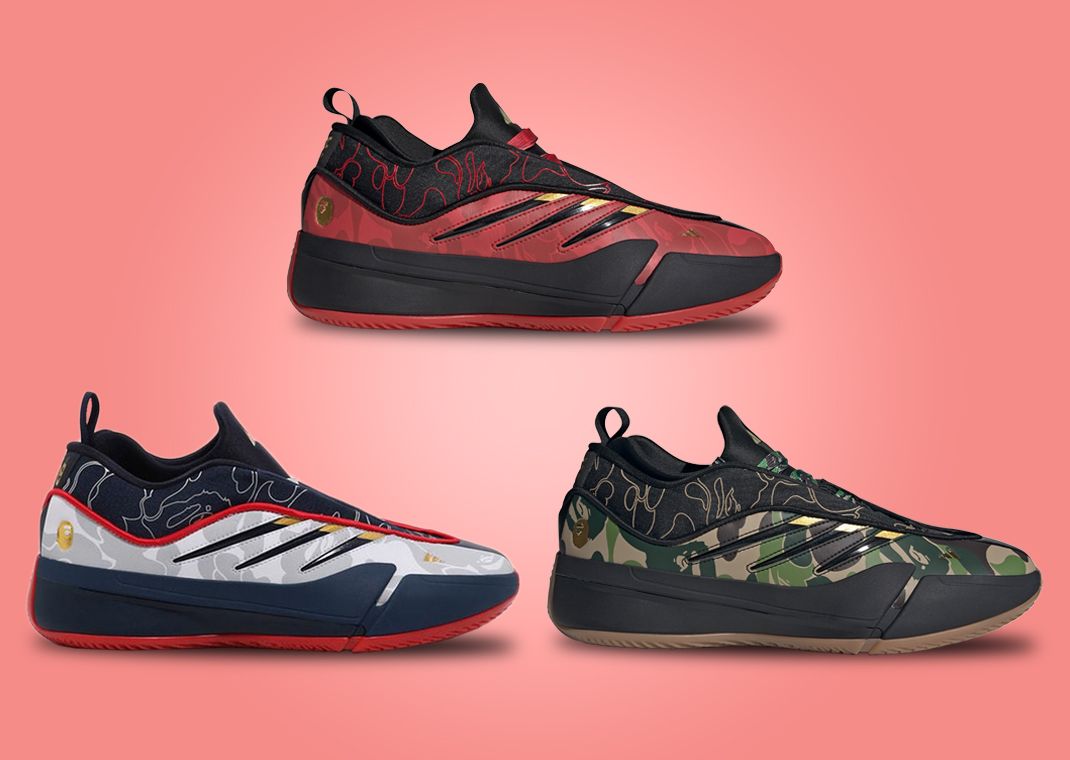 The BAPE x adidas Dame 9 Releases August 2024