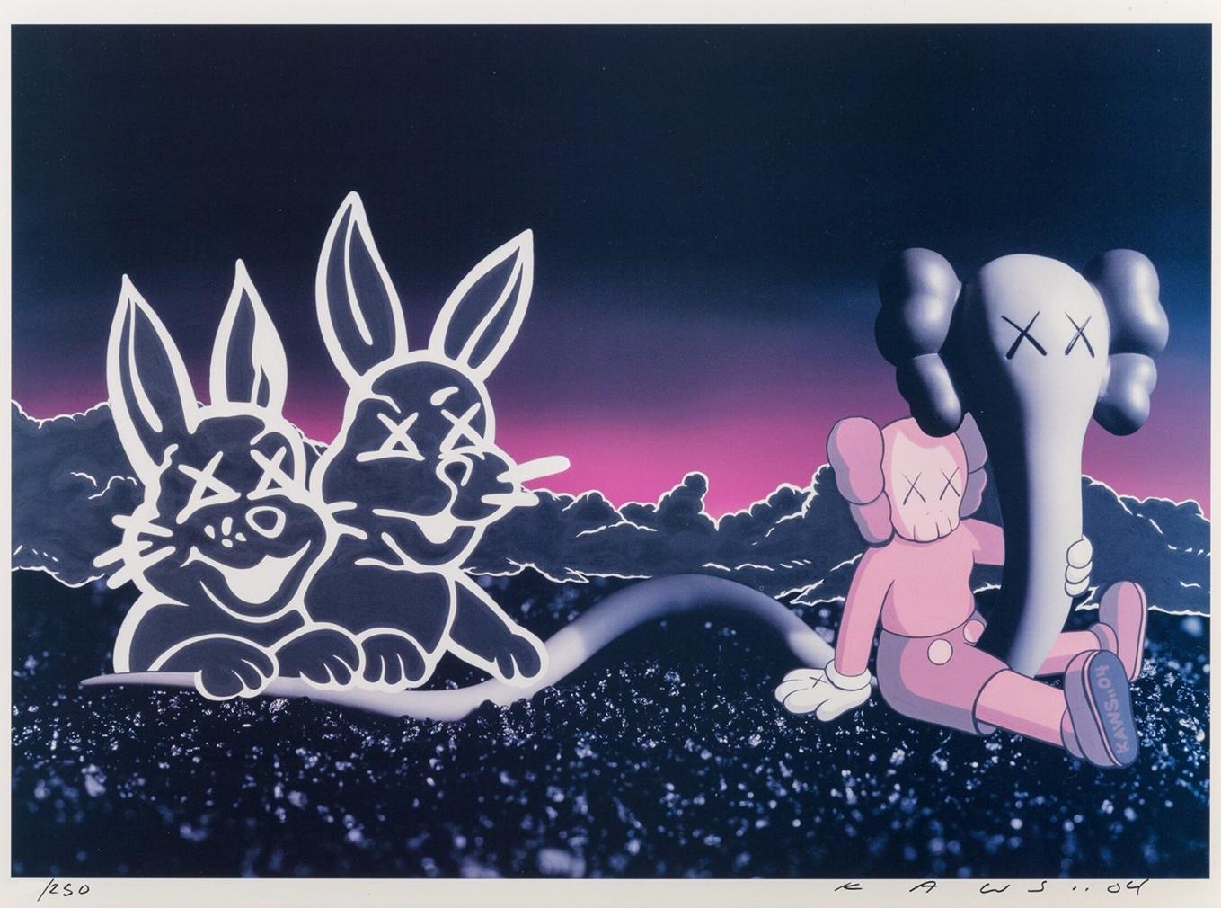 KAWS Undefeated Billboard (Signed Print) 2004 | MyArtBroker