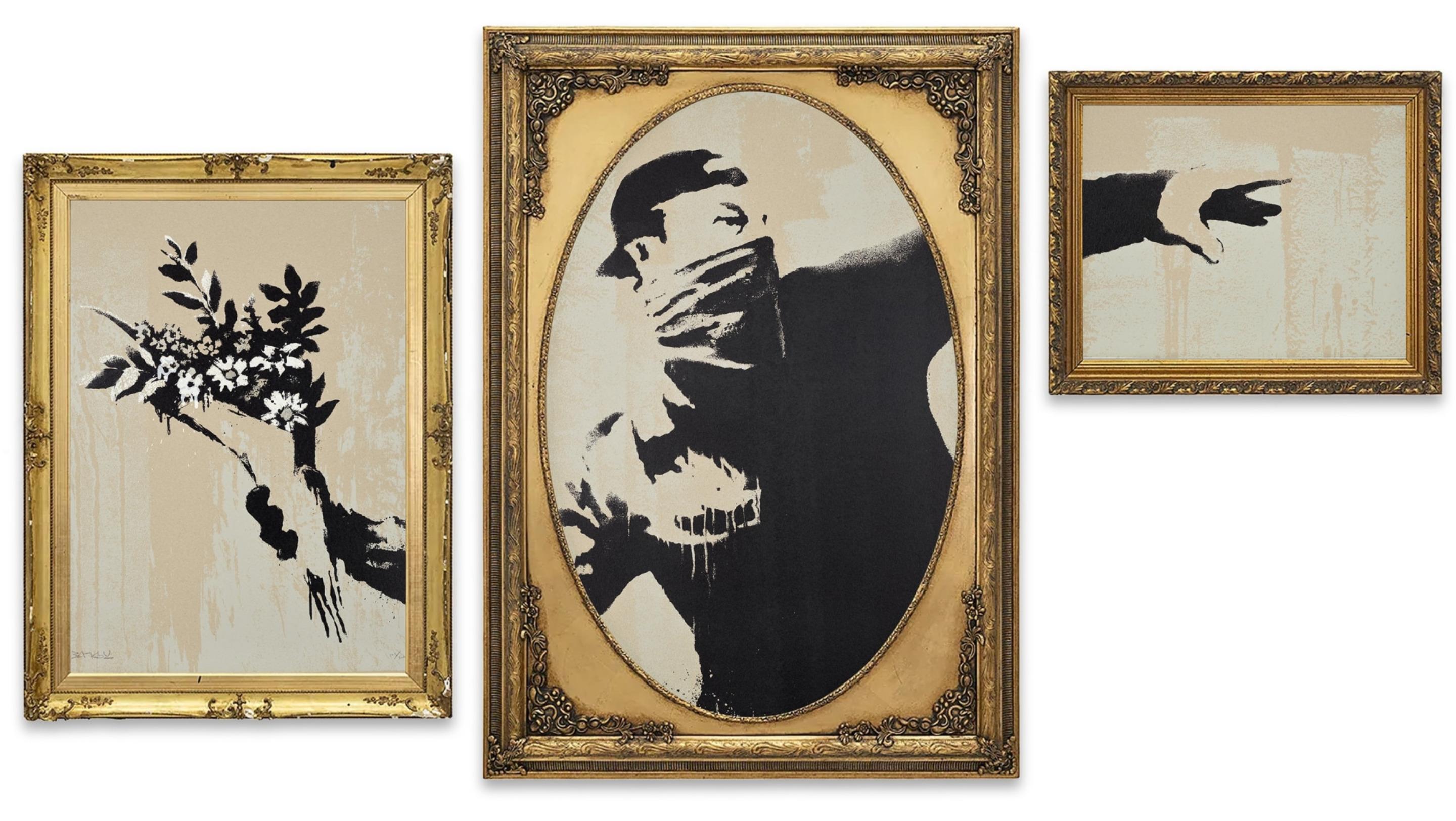 Banksy バンクシー GalleryAttendant 5ポンド 書類セット Banksy