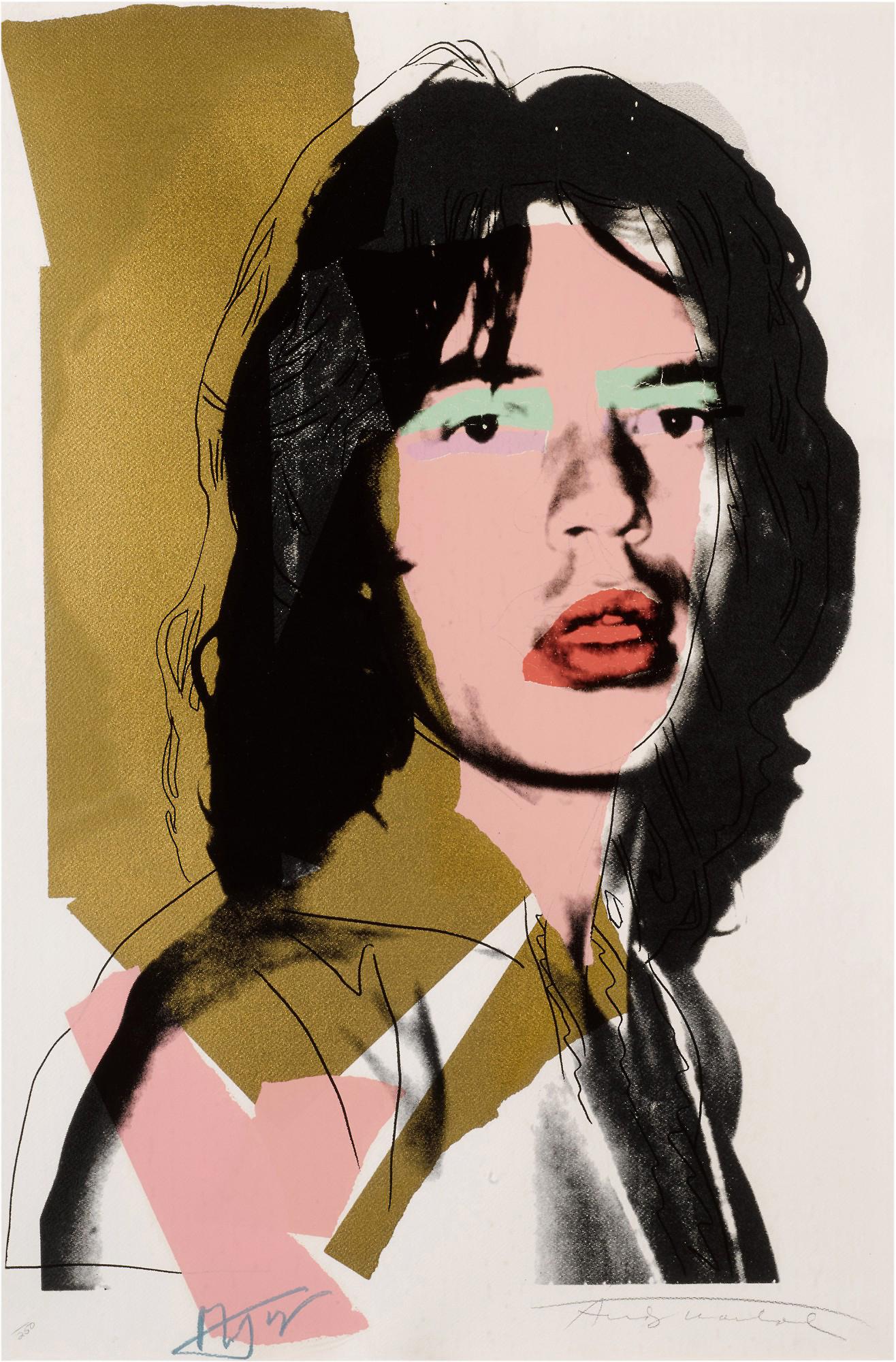 Andy Warhol Mick Jagger (F. & S. II.143) (Signed Print) 1975