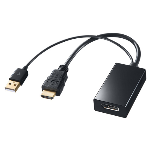 AD-DPFHD01【HDMI-DisplayPort変換アダプタ（4K/30Hz）】HDMIを搭載