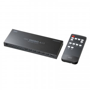 SW-PHD41MTV【4入力1出力HDMI画面分割切替器（4K/60Hz対応）】最大4台