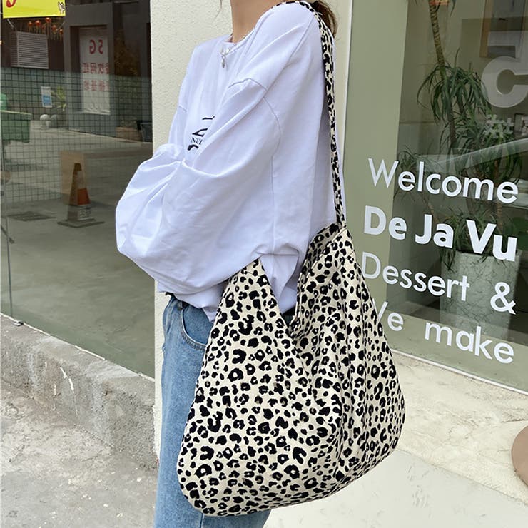 トートバッグ ショルダーバッグ ヒョウ柄 レオパード[品番