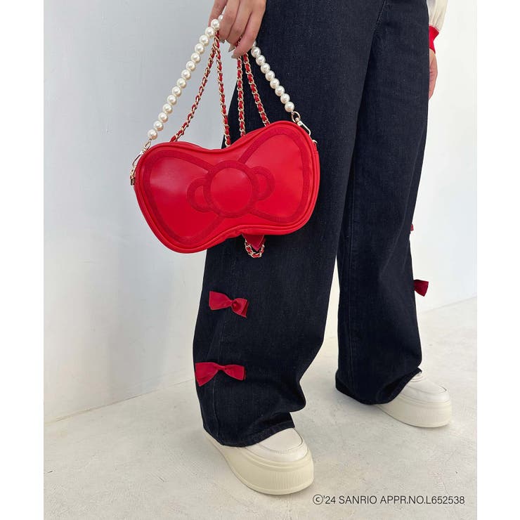 ハローキティ リボンチェーンバッグ[品番：CTYW0004257]｜MAJESTIC