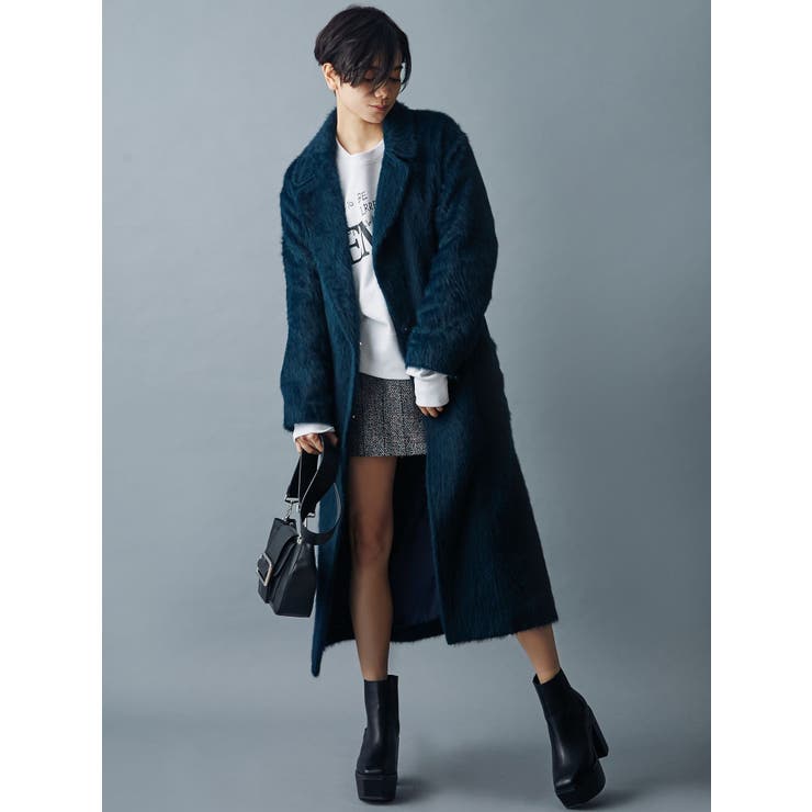 ミックスシャギーコート[品番：MKSW0002798]｜EMODA（エモダ）の