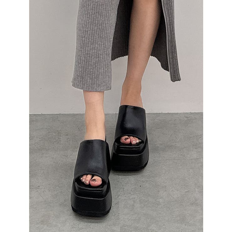 GYDA ノベルティ bijou eco far platformサンダル GYDA - gyda