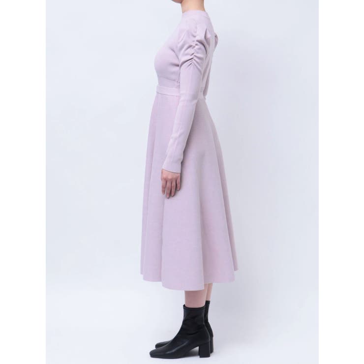 ハイゲージフレアニットワンピース[品番：MKSW0061808]｜MERCURYDUO