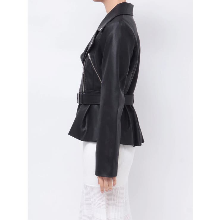 ペプラムライダースジャケット[品番：MKSW0062246]｜RESEXXY