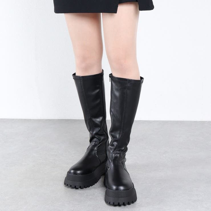 6cmヒール 厚底ロングブーツ ☆1668[品番：SFWS0002842]｜LibertyDoll