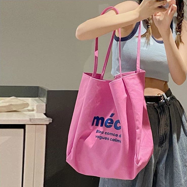 ロゴキャンバストートバッグ カラーバッグ[品番：AGCW0004364