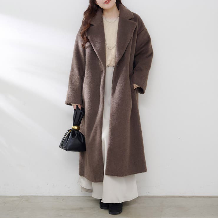 シャギーチェスターコート[品番：OLOW0017027]｜RMAF NICE CLAUP