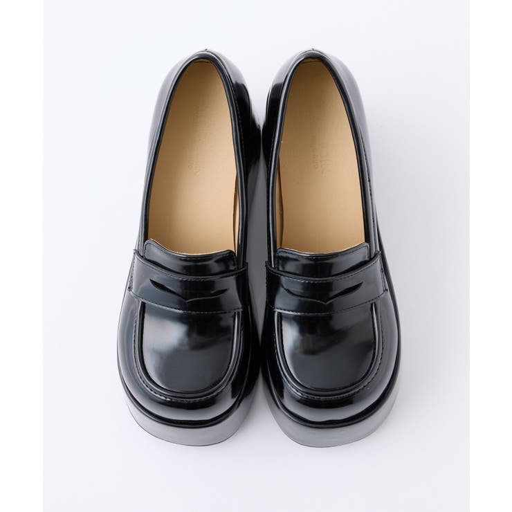 one after another】マイナス3キロ見えローファー[品番：NCLW0016996