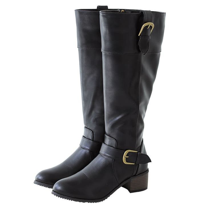 n'OrLABELベルトデザインロングブーツ[品番：MITW0015501