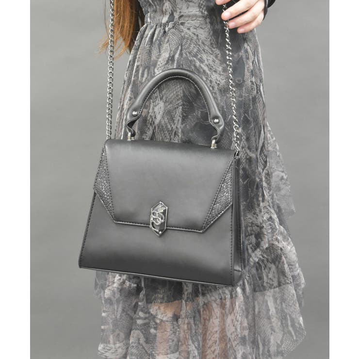 蛇モチーフ金具バッグ[品番：IGAW0005840]｜axes femme（アクシーズ