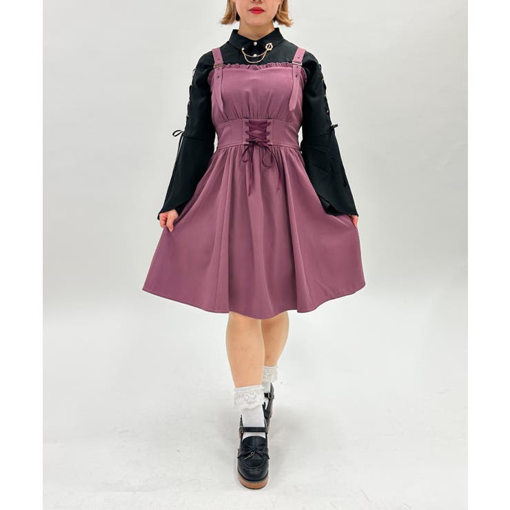 00s 希少 axes femme ピンクホワイト ビッグリボンレースキャミ 姫 00s