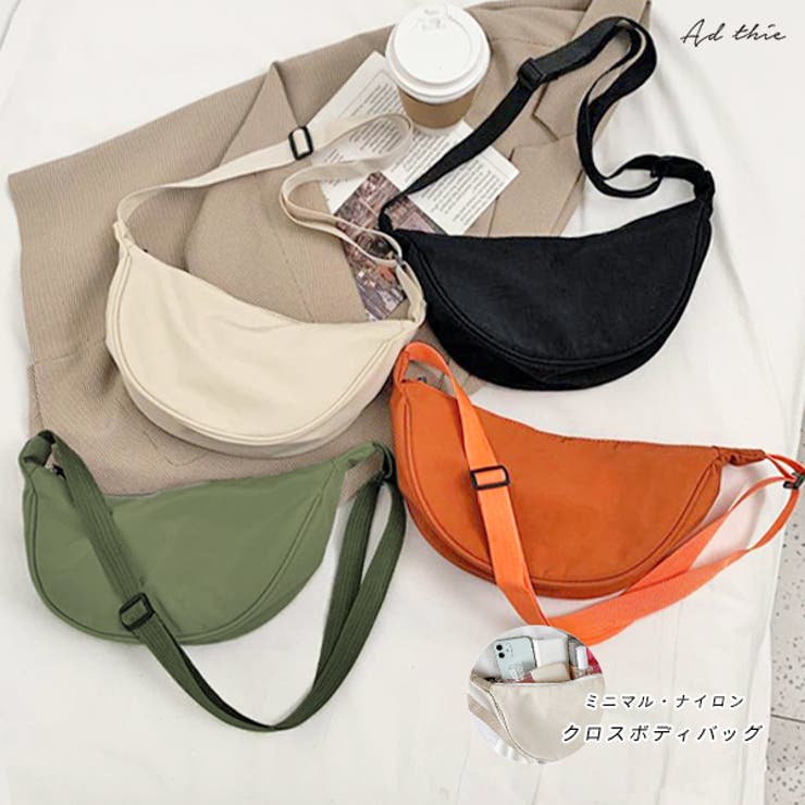 ミニマルナイロンクロスボディバック[品番：ADEW0003739]｜ad thie