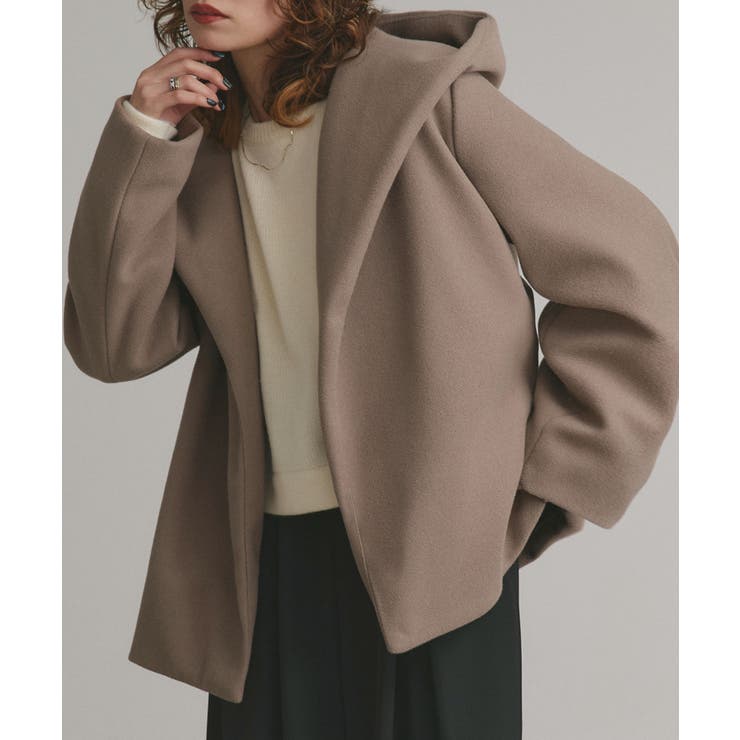 フード付きコート アウター コート[品番：ADEW0000278]｜ad thie