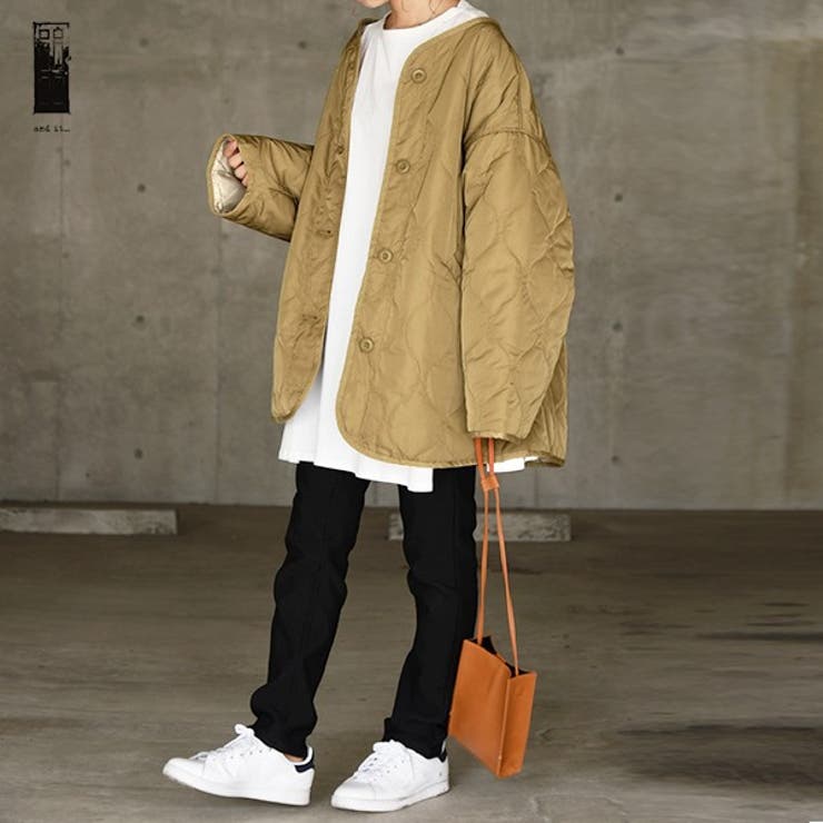 キルティング ジャケット レディース[品番：ZX000006243]｜and it