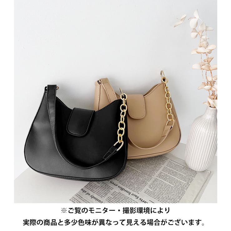チェーンポイントPUショルダーバッグ[品番：OUTW0000010]｜Outfitter