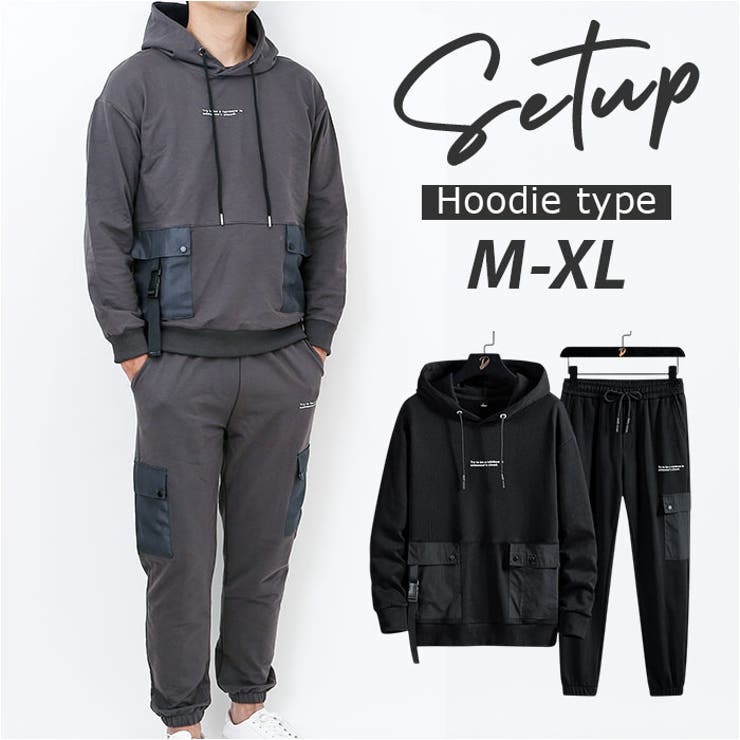 ジャージ セットアップ メンズ[品番：BCYW0034570]｜BACKYARD FAMILY