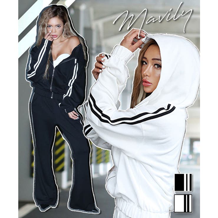 サイドラインセットアップ【藤木そら着用】mavily[品番：BCQW1876505