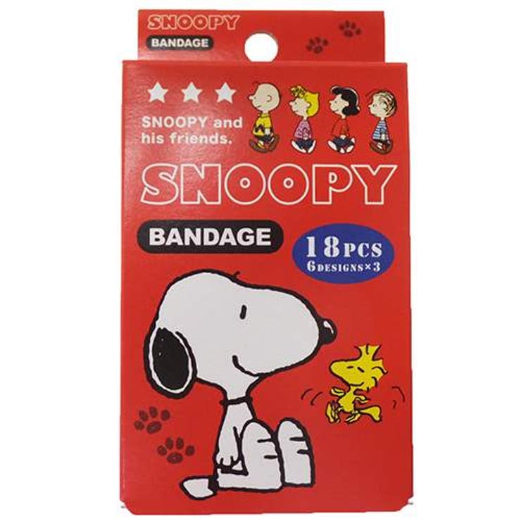 昭和レトロ SNOOPY スヌーピー 絆創膏 クリアケース入り【激レア