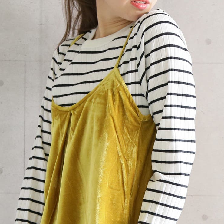 ベロアビスチェ◇キャミソール ビスチェ トップス[品番：CRCW0003221