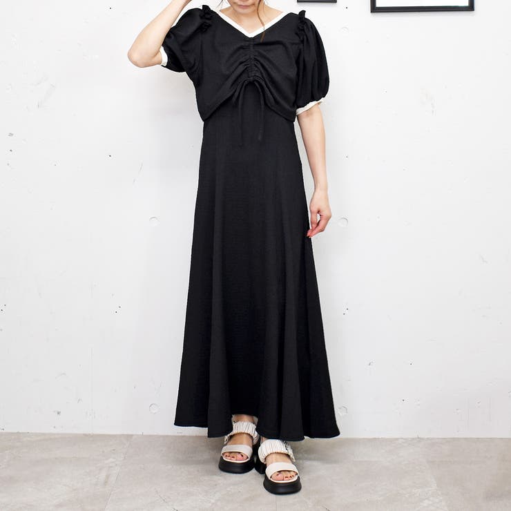 ジャガード2WAYワンピース[品番：TRNW0001668]｜FUN（ファン）の