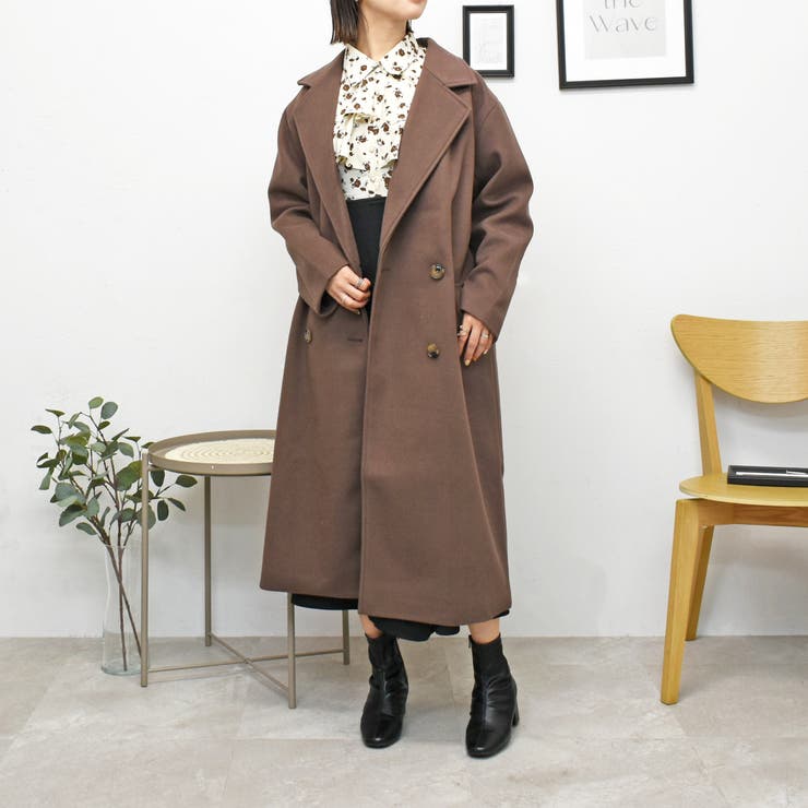 ダブルロングコート[品番：TRNW0000705]｜FUN（ファン）のレディース