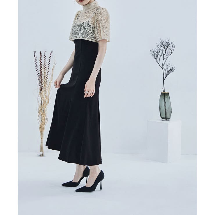 3wayレースボレロ&マーメイドキャミドレス ワンピース ワンピ[品番