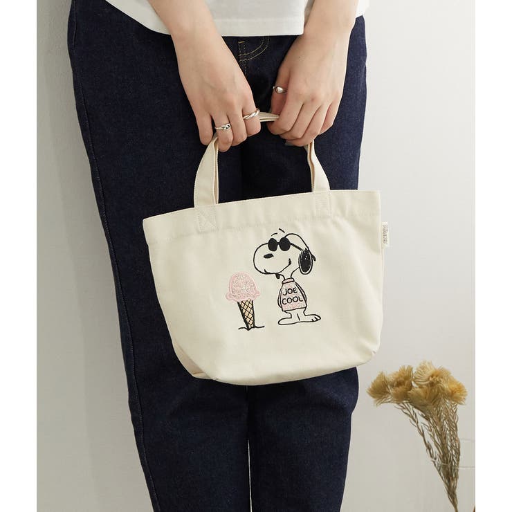 PEANUTS】スヌーピーリバティプリントトートバッグ[品番：RPCW0008817