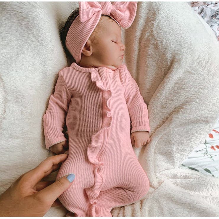 ロンパース ベビー服 フリルロンパース[品番：HNAW0002709]｜HANAHANA