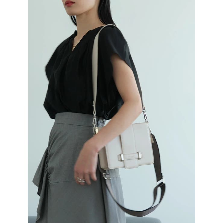 2WAYベルトスクエアショルダーバッグ[品番：LINW0002385]｜LADYMADE
