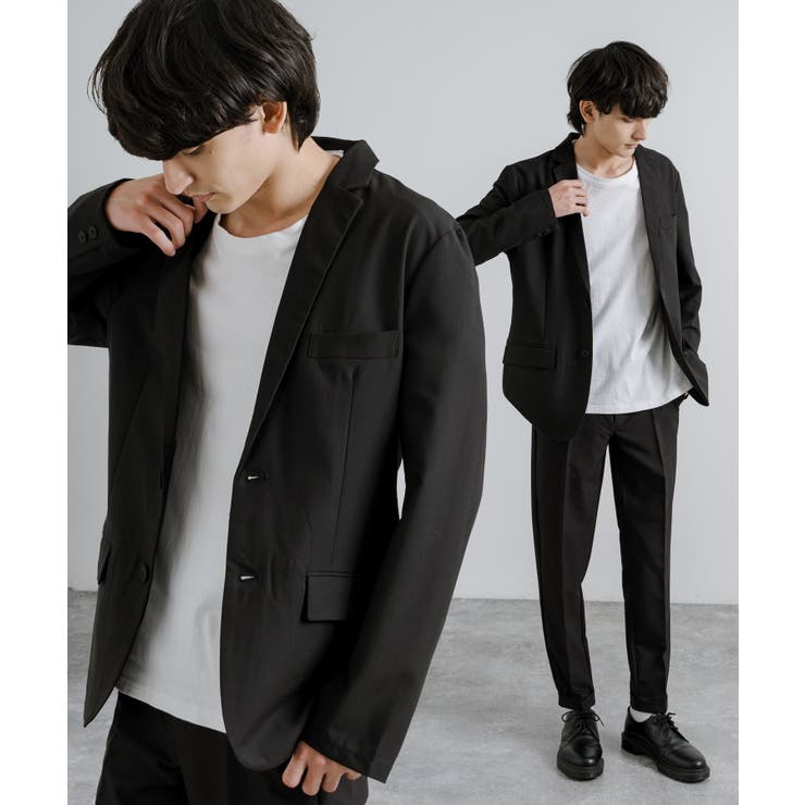 セットアップ テーラードジャケット スラックス[品番：OE000007581