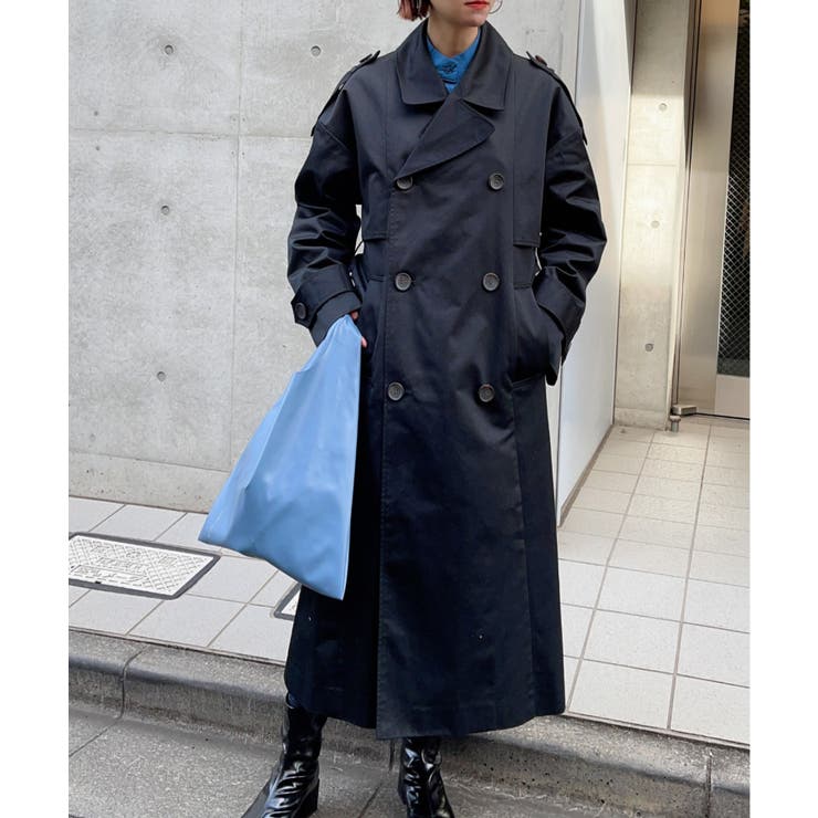 SETUP7】ブリティッシュクロス ダブルブレストオーバーサイズトレンチ