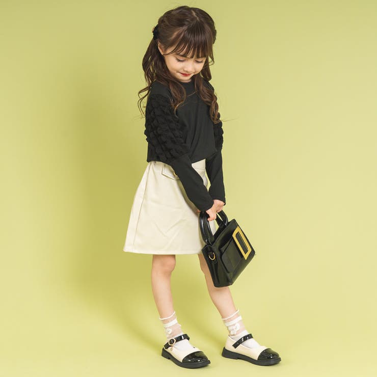 フェイクレザー台形スカート[品番：VINK0001861]｜URBAN CHERRY