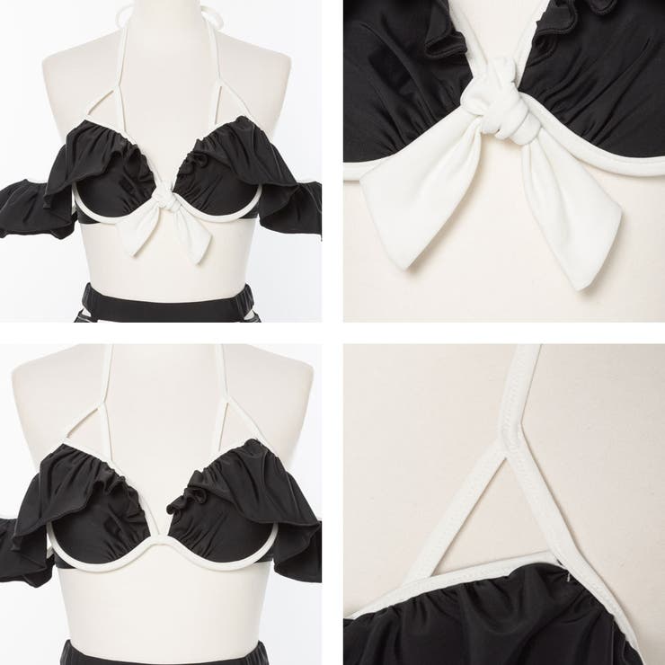 Rucheストリングスイムウェア 量産型 地雷系 夢展望[品番：YU000046501