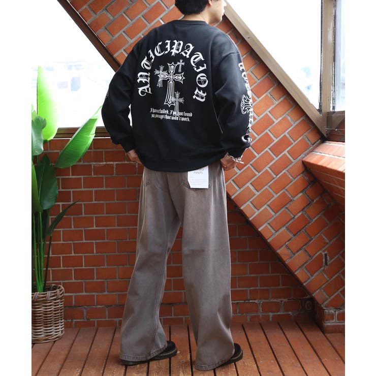 ロゴプリントトレーナー メンズ スウェット ストリート [品番