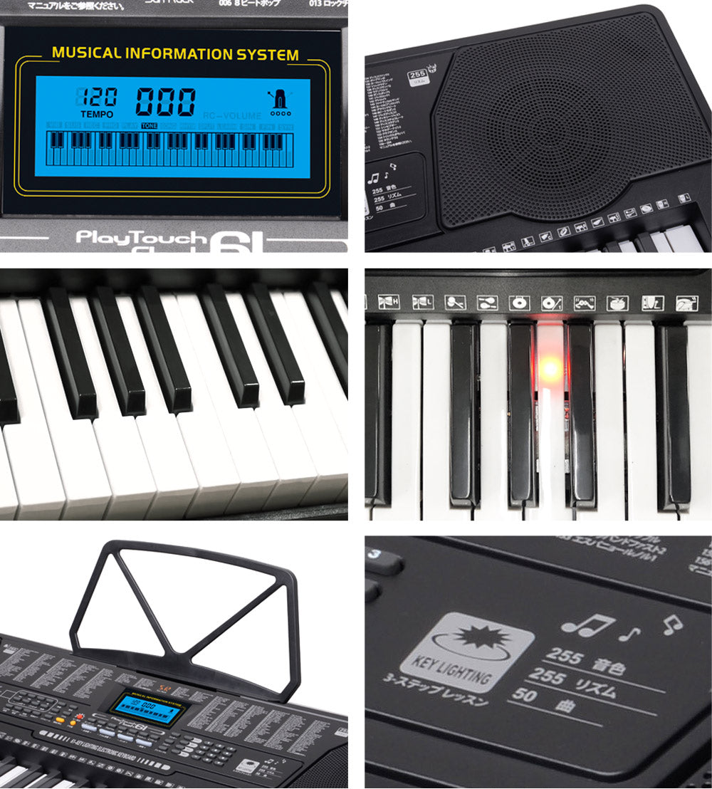 当店限定180日延長保証】 Sun Ruck 電子キーボード 61鍵盤 1年保証
