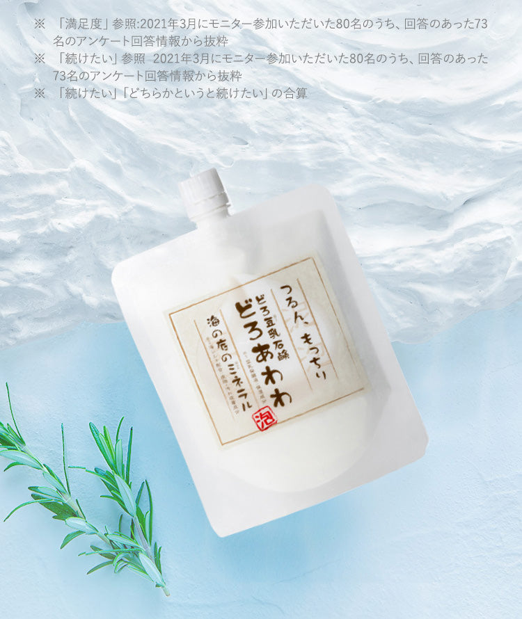 どろあわわ（洗顔料） 泡立てネット付 ｜チョコザップ