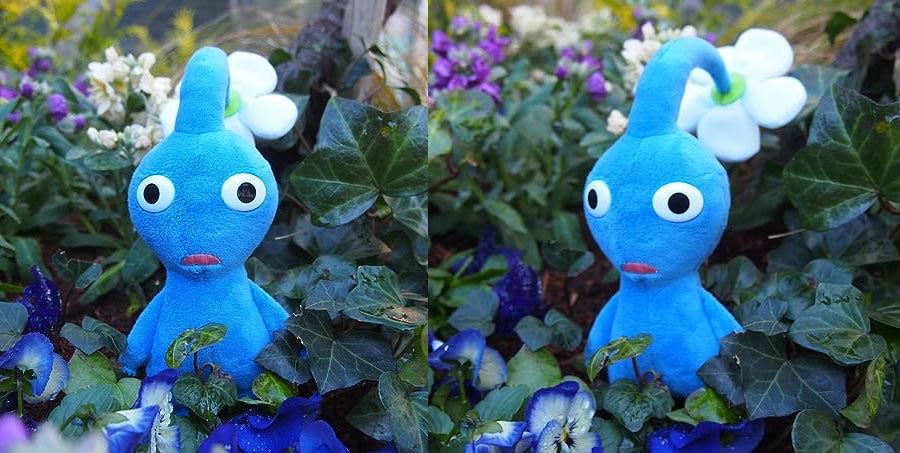 ぬいぐるみ【青ピクミン】をセットに追加する♪ – バルーン電報