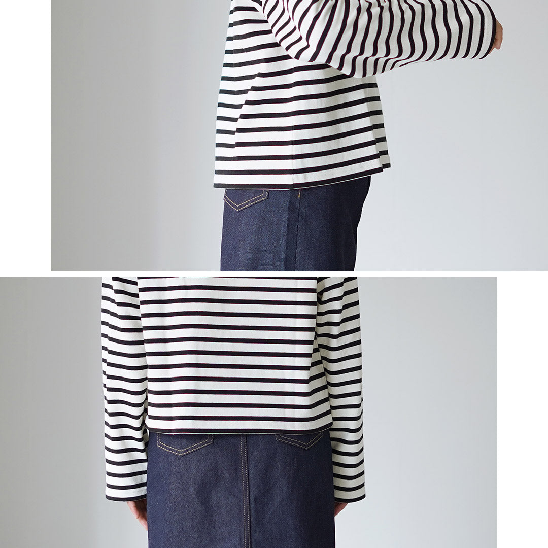 ORCIVAL（オーシバル） ボトルネック ロングスリーブ プルオーバー